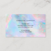 Jouw logo Ocean Waves Design visitekaartje (Achterkant)