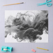 Jouw Logo Smokey Gothic Monochrome Tissuepapier (Craft)