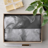 Jouw Logo Smokey Gothic Monochrome Tissuepapier (Geschenk)