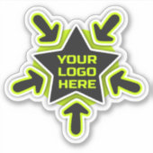 Jouw logo sticker (Voorkant)