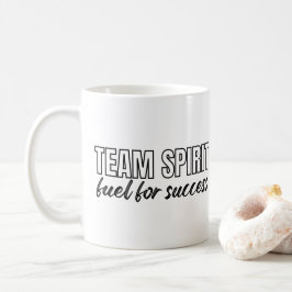 Jouw Logo Teamgeest Inspirerende Kantoor Staf Koffiemok