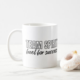 Jouw Logo Teamgeest Inspirerende Kantoor Staf Koffiemok
