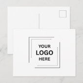 Jouw Logo | Zakelijk Corporate Modern Professionee Briefkaart (Voorkant / Achterkant)
