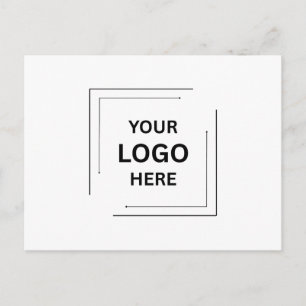 Jouw Logo   Zakelijk Corporate Modern Professionee Briefkaart