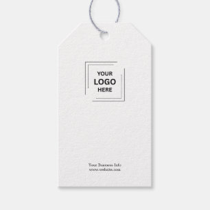 Jouw Logo Zakelijk Modern Minimalistisch Cadeaulabel