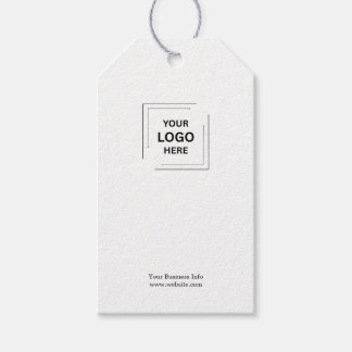 Jouw Logo | Zakelijk Modern Minimalistisch Cadeaulabel