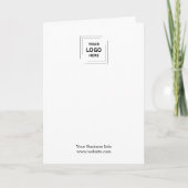Jouw Logo | Zakelijk Modern Minimalistisch Kaart (Voorkant)