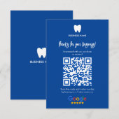 Jouw Logo | Zakendentist Modern minimalist Informatiekaartje (Voorkant / Achterkant)