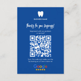 Jouw Logo | Zakendentist Modern minimalist Informatiekaartje