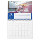 Jouw Logo | Zakendentist Modern minimalist Kalender (Feb 2027)
