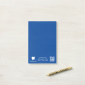 Jouw Logo | Zakendentist Modern minimalist Post-it® Notes (Op bureau)