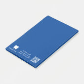 Jouw Logo | Zakendentist Modern minimalist Post-it® Notes (Schuin)