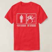 Jouw man, mijn man, grappige drummer Gift T-shirt (Design voorkant)