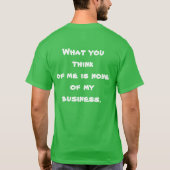 jouw mening 2 t-shirt (Achterkant)