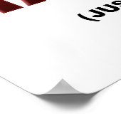 Jouw mening is grappig Poster (Hoek)