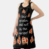 Jouw mening staat niet in het recept schort (Insitu)