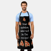 Jouw mening staat niet in het recept schort (Gedragen)