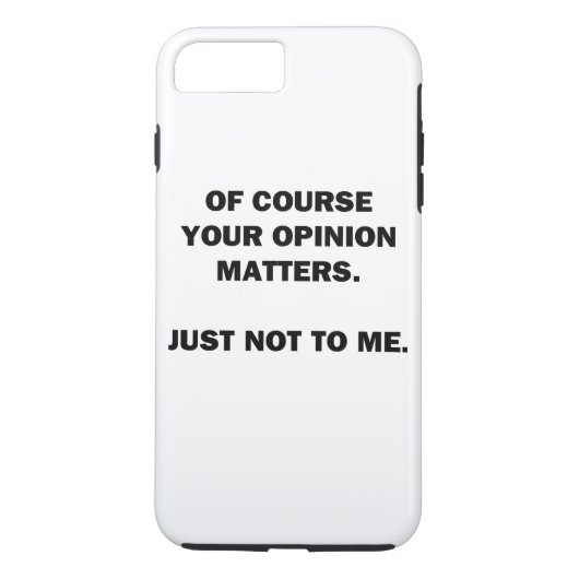 Jouw mening telt Case-Mate iPhone case (Achterkant)