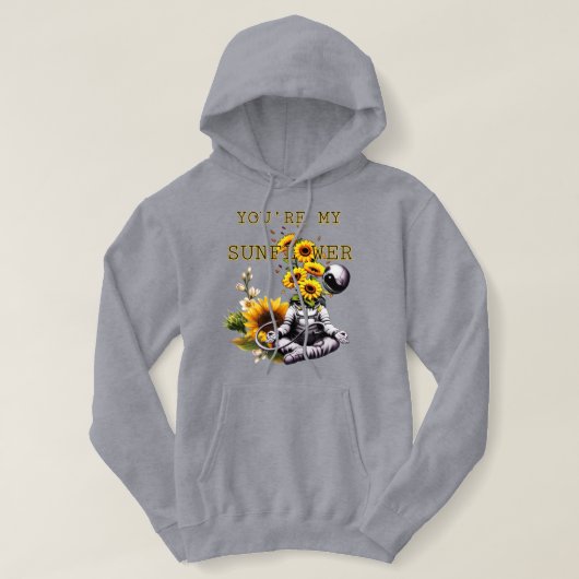 Jouw mijn zonnebloem hoodie (Design voorkant)