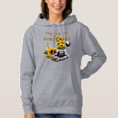 Jouw mijn zonnebloem hoodie (Voorkant)