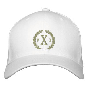 Jouw Monogram 3 Letters en Laurels Embroidery Pet