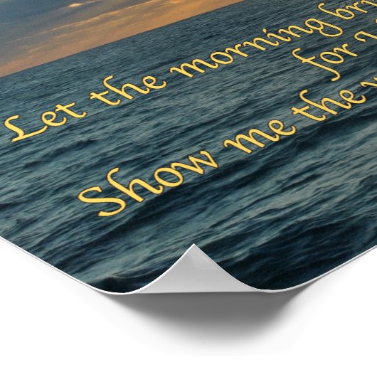 Jouw naadloze liefde poster (Hoek)