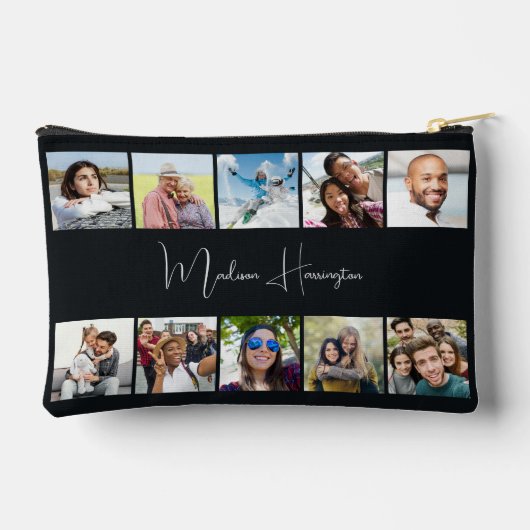 Jouw naam & 10 Foto's Aangepast Etui (Achterkant)