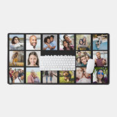 Jouw naam & 16 foto's bureaumat (Keyboard & Muis)