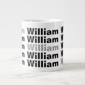 Jouw naam  2 toevoegen grote koffiekop (Voorkant)