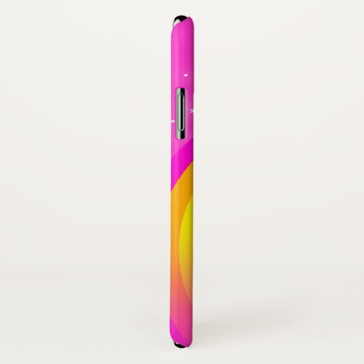 Jouw naam 5 letter regenboogroze ifoon Case-Mate iPhone case (Achterkant / rechts)