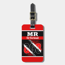 Jouw naam / 868-puntenvlag bagagelabel