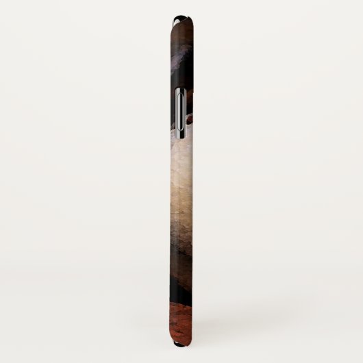 Jouw naam aangepast basisbalkpatroon Case-Mate iPhone case (Achterkant / rechts)