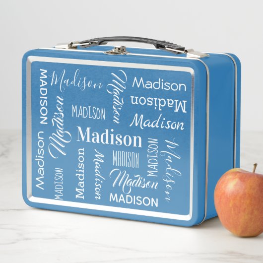 Jouw naam Aangepaste lunchboxen herhalen (In situ)