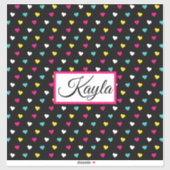 Jouw naam aangepaste vinylSticker toevoegen Sticker (Vel)