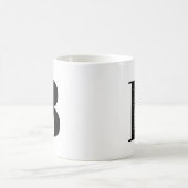 Jouw naam aanpassen Begin met B Koffiemok (Center)