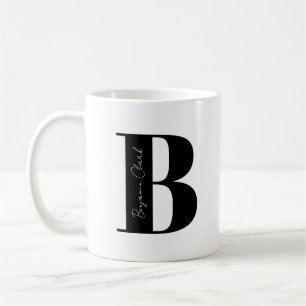 Jouw naam aanpassen Begin met B Koffiemok