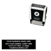 Jouw naam Adres E-mail Kleuren Zelfinkt Stempel (In situ)