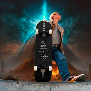 Jouw naam als Alien Glyphs Persoonlijk Skateboard