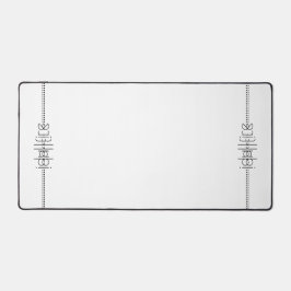 Jouw naam als Alien Glyphs Unique White Bureaumat