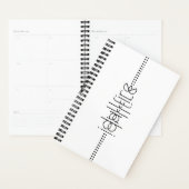 Jouw naam als Alien Glyphs Unique White Planner (Display)