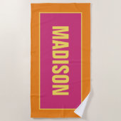JOUW NAAM badhanddoek (Voorkant)