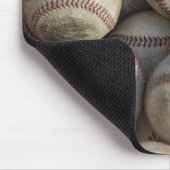 Jouw naam  Baseball Artwork Muismat (Hoek)