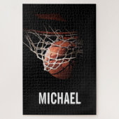 Jouw naam  Basketball Artwork Legpuzzel (Verticaal)