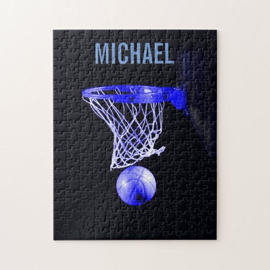 Jouw naam  Basketball Artwork Pop Art Legpuzzel (Verticaal)