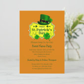 Jouw naam bericht Sint Patricks Dag Groene Slaapst Kaart (Staand voorkant)