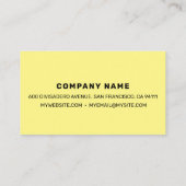 Jouw naam, Beroep en Bedrijf, Bedrijf, ZSSG Contactkaartje (Achterkant)