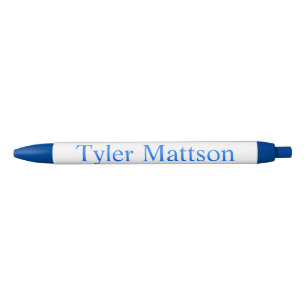 Jouw naam blauwe inkt pen