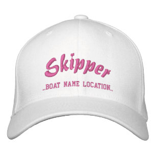 JOUW NAAM  botnaam SKIPPER Geborduurde Pet