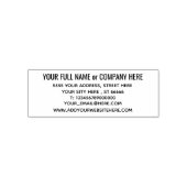 Jouw naam Business Adres Info Professional Stempel (Design)