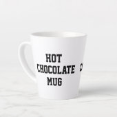 Jouw Naam Chocolade Mok (Linkerhoek)